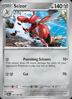Scizor — Obsidian Flames — Rare