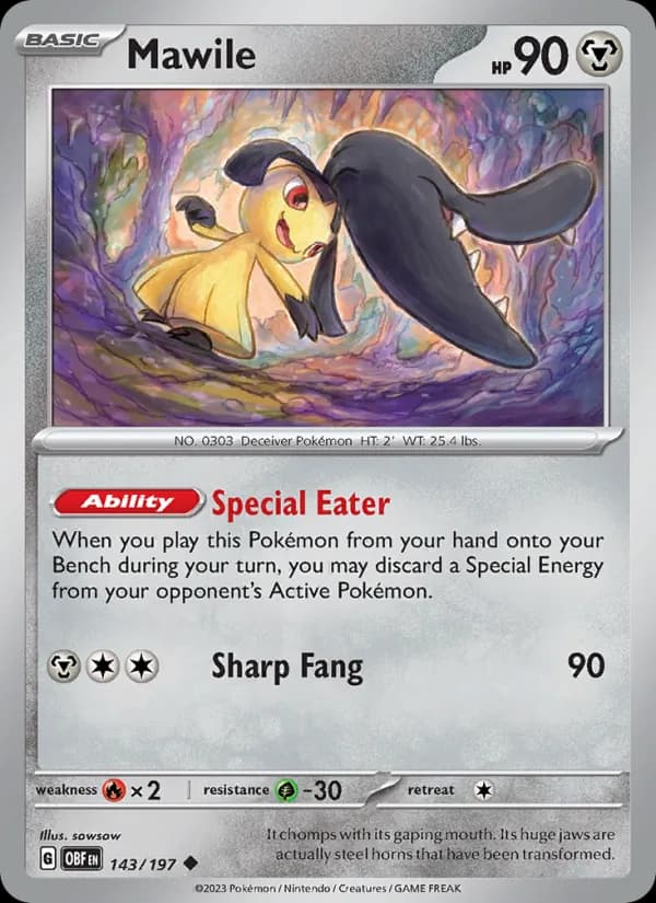 Mawile — Obsidian Flames, Uncommon