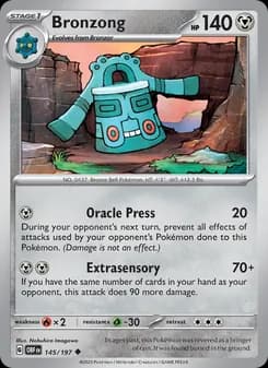 Bronzong — Obsidian Flames — Uncommon