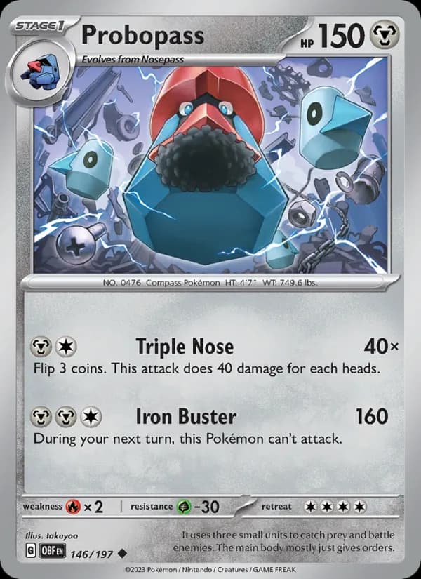 Probopass — Obsidian Flames, Uncommon