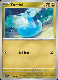 Dratini — Obsidian Flames — Common