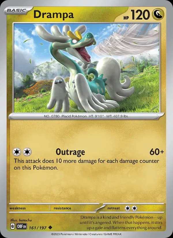 Drampa — Obsidian Flames, Uncommon