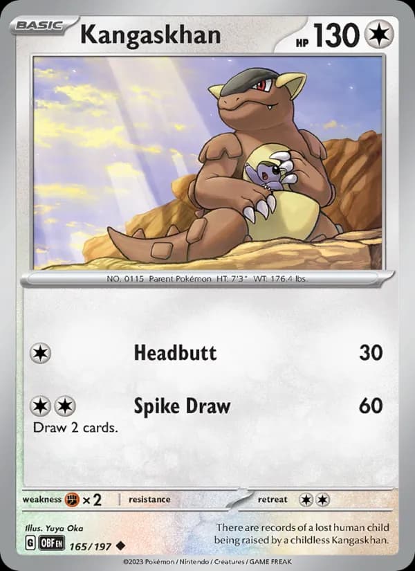 Kangaskhan — Obsidian Flames, Uncommon