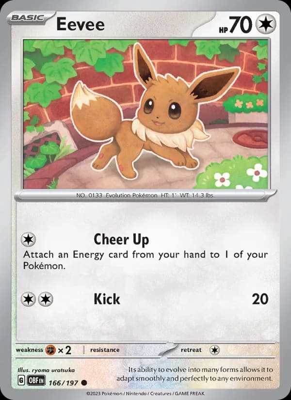 Eevee — Obsidian Flames, Common