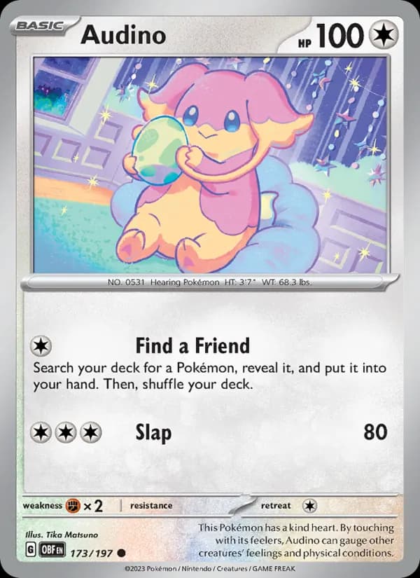 Audino — Obsidian Flames, Common
