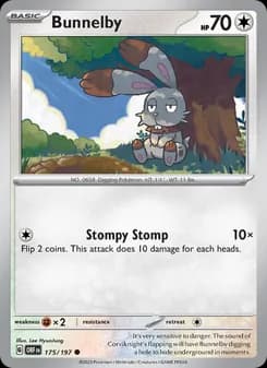 Bunnelby — Obsidian Flames — Common
