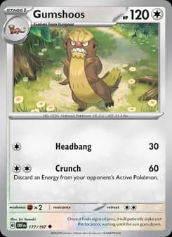 Gumshoos — Obsidian Flames — Uncommon