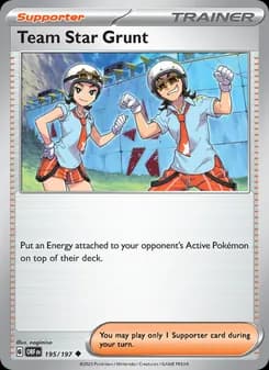 Team Star Grunt — Obsidian Flames — Uncommon