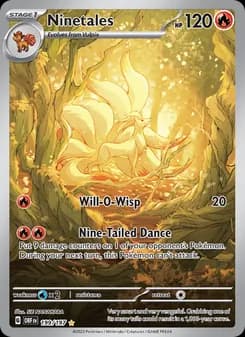 Ninetales — Obsidian Flames — Illustration rare