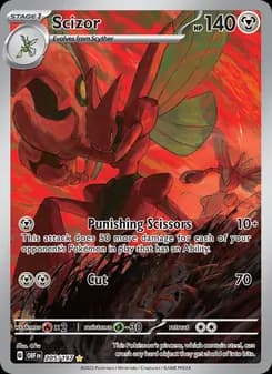 Scizor — Obsidian Flames — Illustration rare