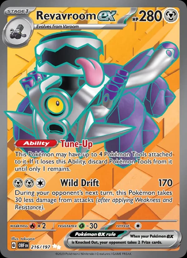 Revavroom ex — Obsidian Flames, Ultra Rare