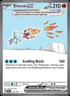 Eiscue ex — Obsidian Flames — Special illustration rare