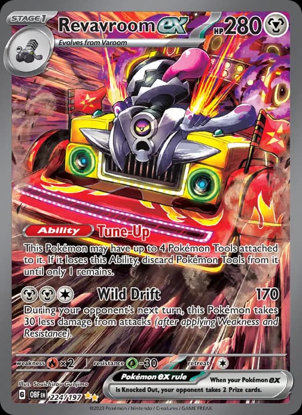Revavroom ex — Obsidian Flames, Special illustration rare