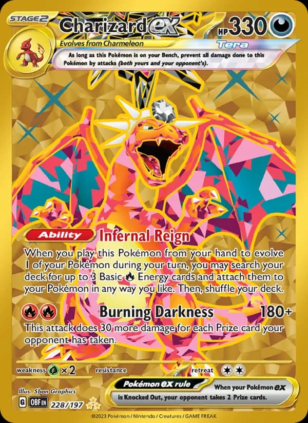 Charizard ex — Obsidian Flames, Hyper rare