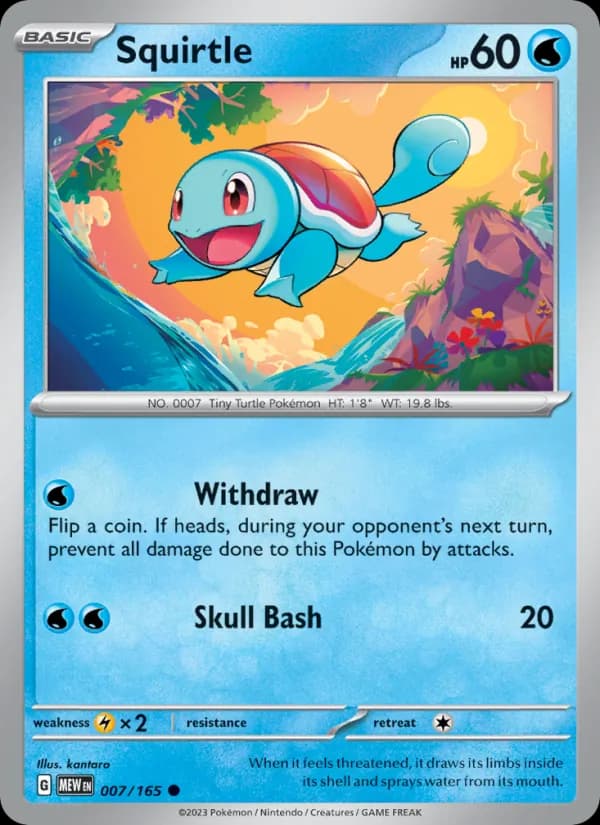 Squirtle — 151, Common