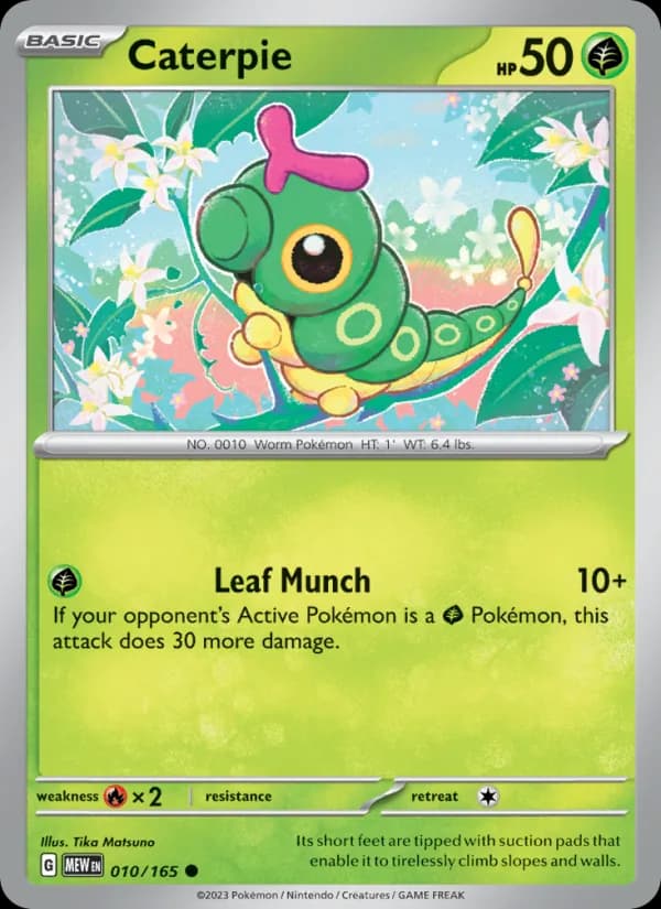 Caterpie — 151, Common