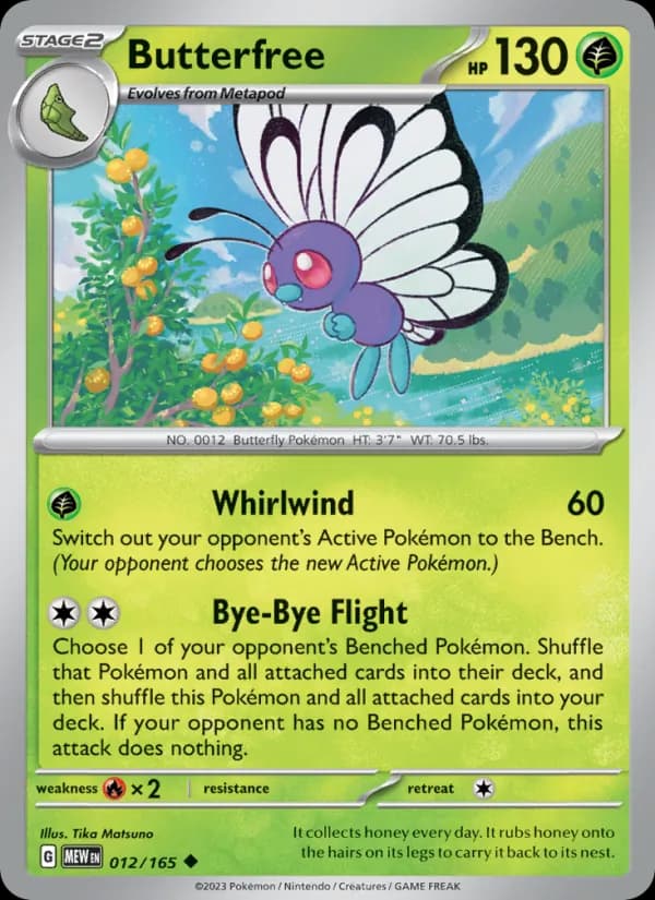 Butterfree — 151, Uncommon