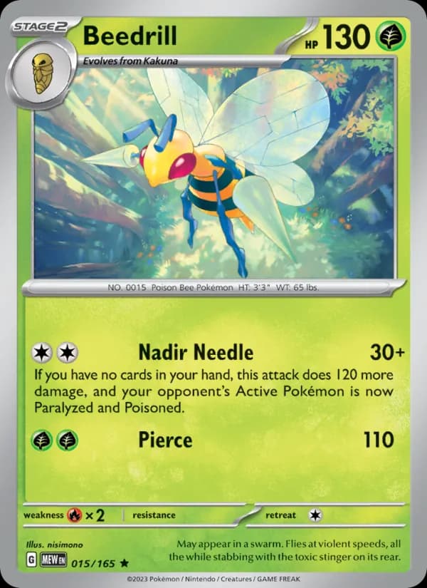 Beedrill — 151, Rare