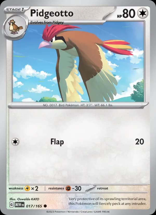 Pidgeotto — 151, Common