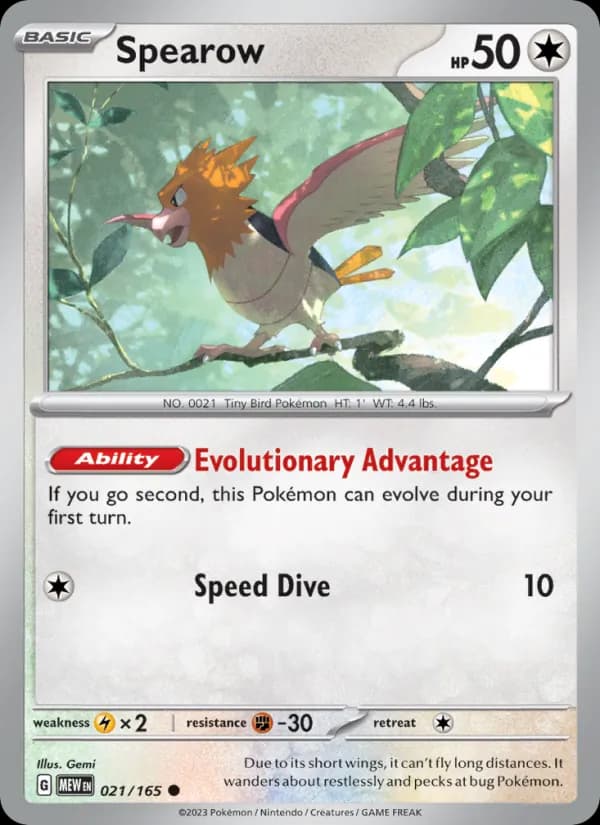 Spearow — 151, Common