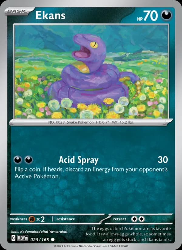 Ekans — 151, Common