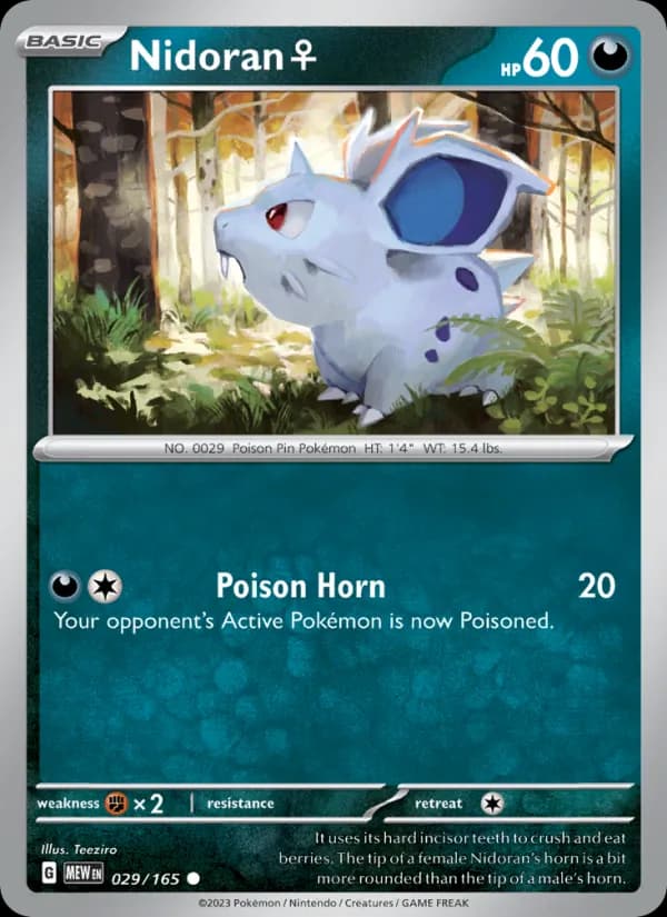 Nidoran♀ — 151, Common
