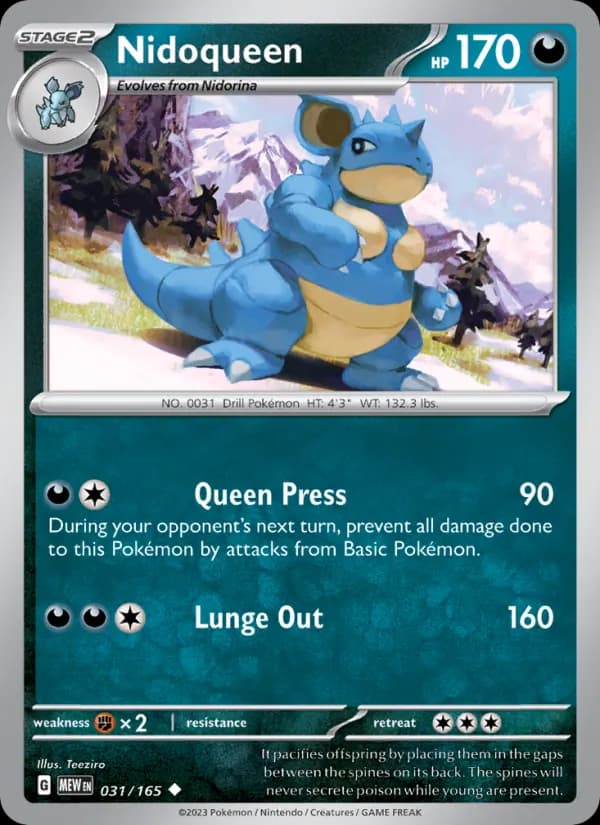 Nidoqueen — 151, Uncommon