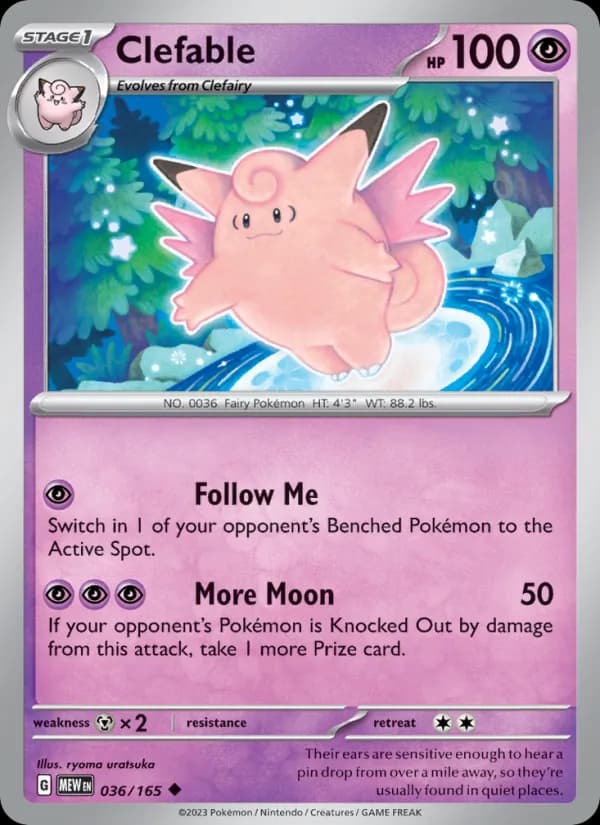 Clefable — 151, Uncommon