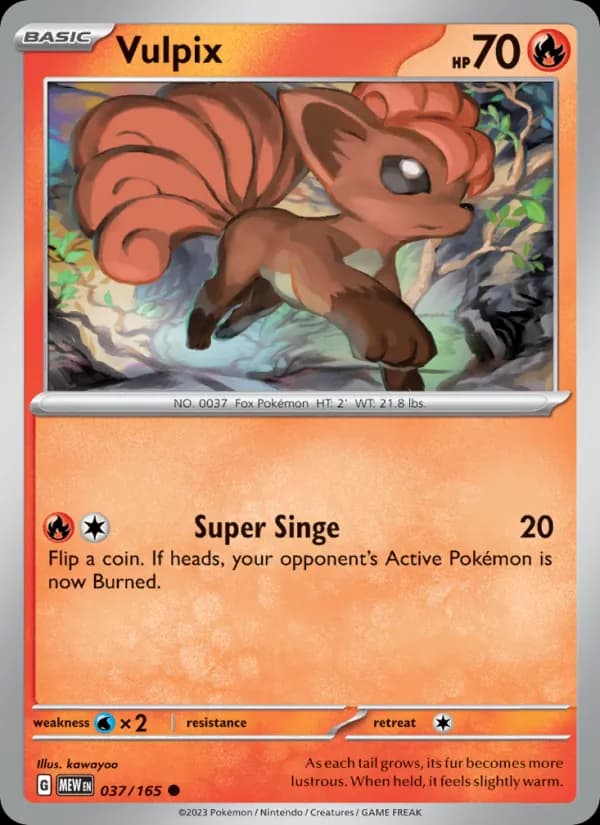 Vulpix — 151, Common