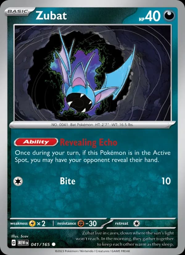 Zubat — 151, Common
