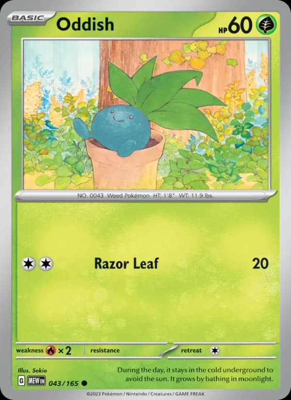 Oddish — 151, Common