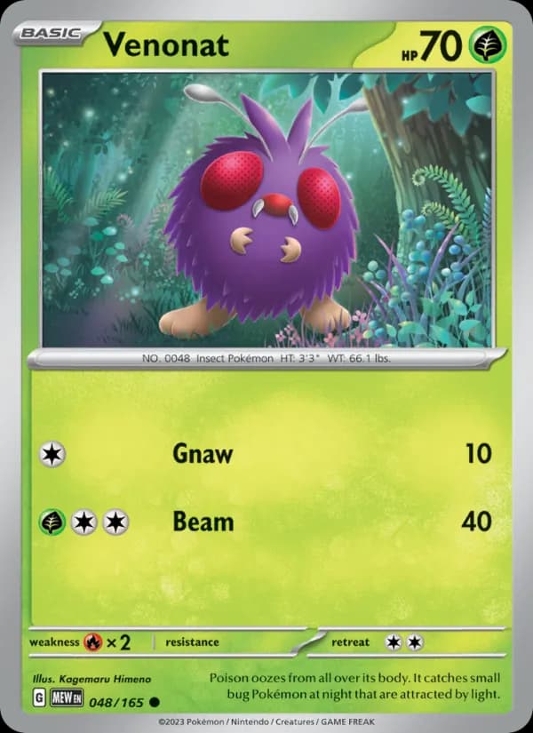 Venonat — 151, Common