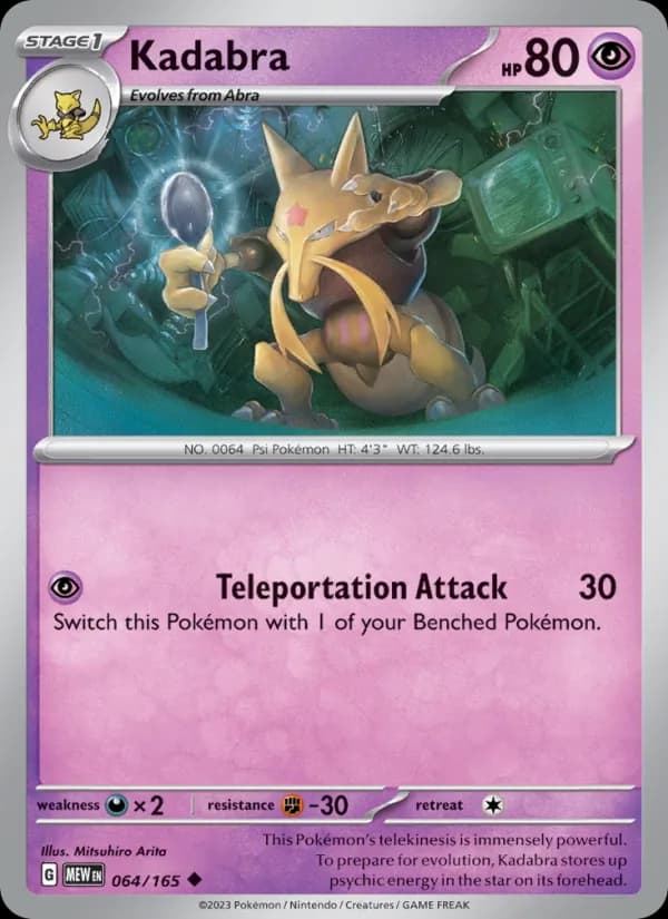 Kadabra — 151, Uncommon