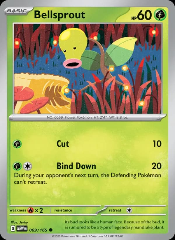Bellsprout — 151, Common