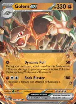 Golem ex — 151 — Double rare