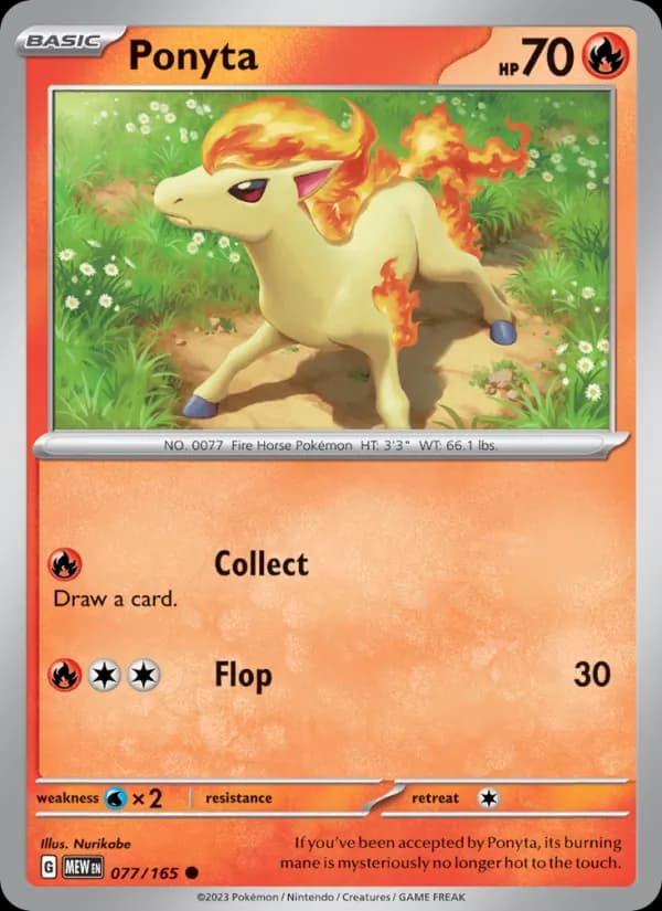 Ponyta — 151, Common