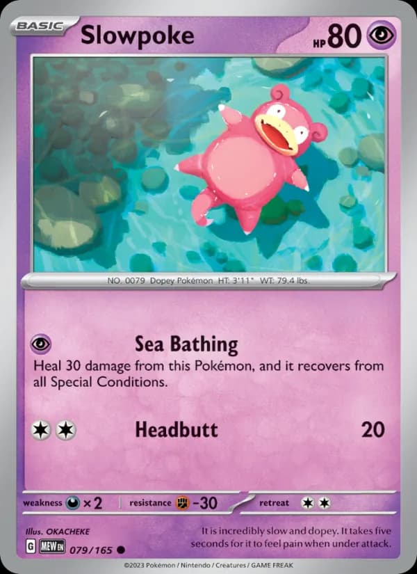 Slowpoke — 151, Common