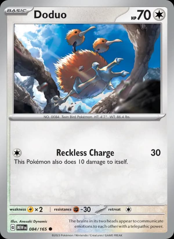 Doduo — 151, Common