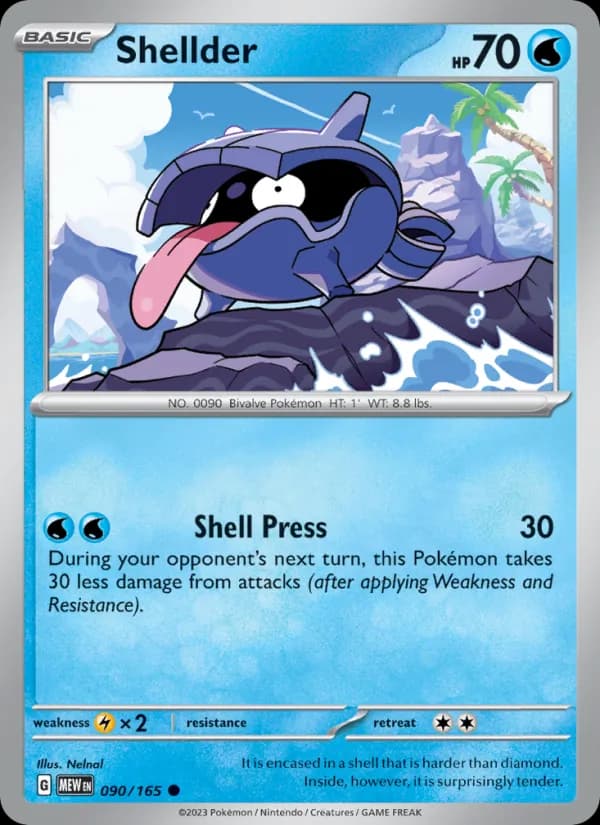 Shellder — 151, Common