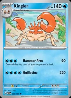 Kingler — 151 — Uncommon