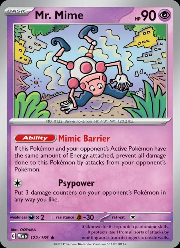 Mr. Mime — 151, Rare