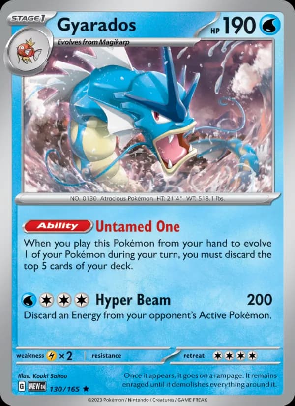 Gyarados — 151, Rare