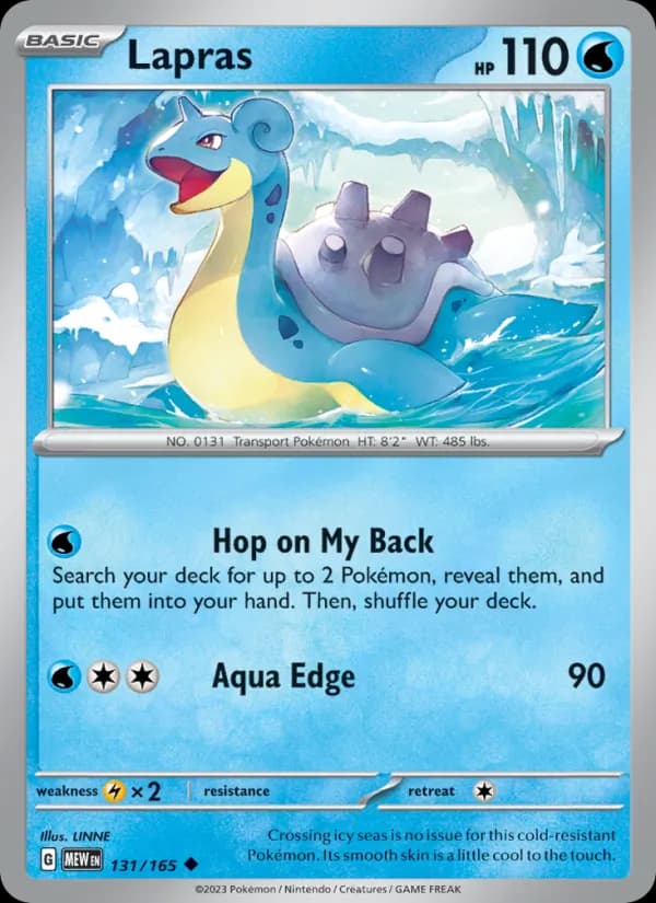 Lapras — 151, Uncommon