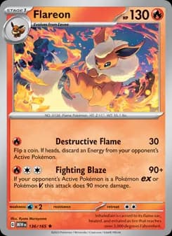 Flareon — 151 — Rare