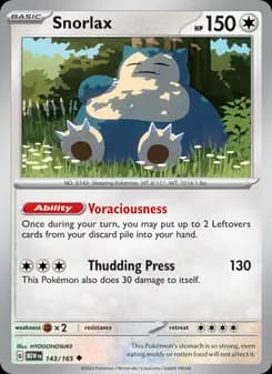 Snorlax — 151 — Uncommon