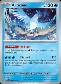 Articuno — 151 — Rare