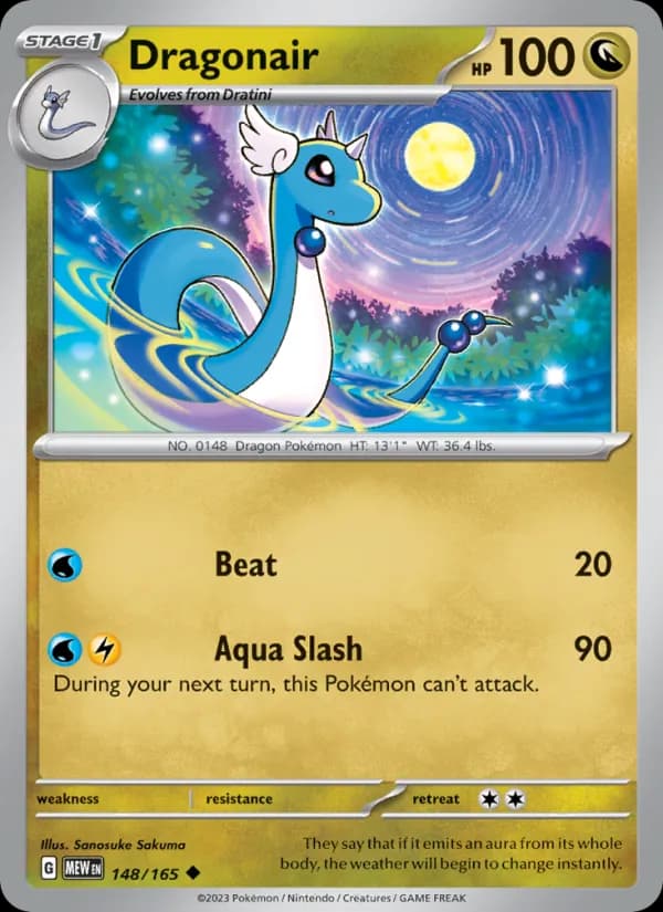 Dragonair — 151, Uncommon