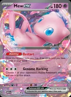 Mew ex — 151 — Double rare