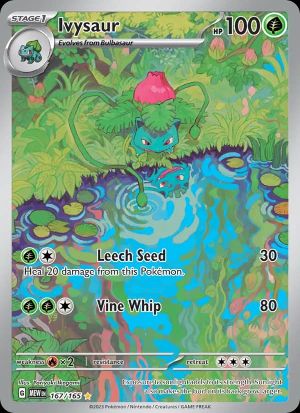 Ivysaur — 151, Illustration rare