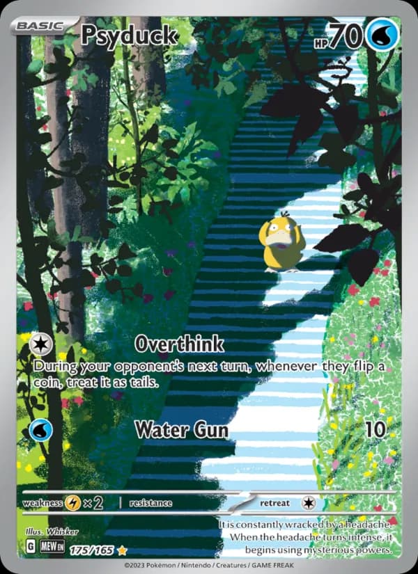 Psyduck — 151, Illustration rare